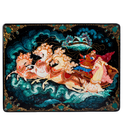 ШК-35/12 Шкатулка "Тройка" худ. Костерина