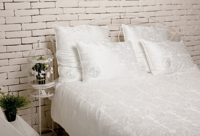 Одеяло всесезонное с шелком "Малберри" "Королевский шелк ", 200х220 см. в хлопковом жаккардовом чехле, Natures