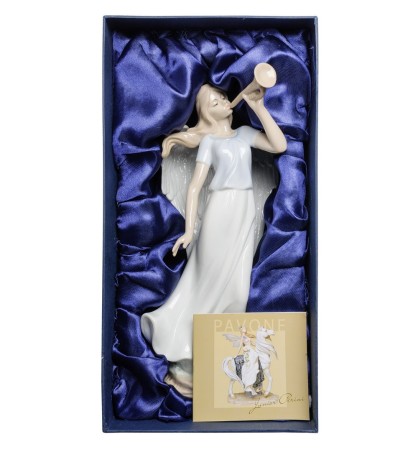 JP-16/13 Статуэтка ангел "Волшебная труба" (Pavone)