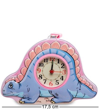 BX- 51/2 Метал. копилка с часами "Динозаврик"