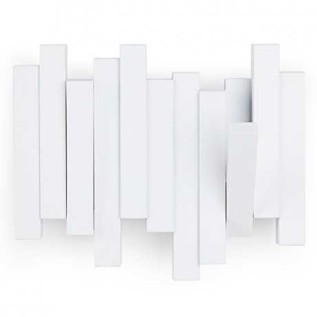 Газетница-вешалка Sticks, белая, Umbra