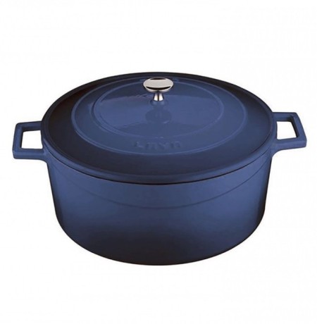 Кастрюля круглая чугун, 20 см. Lava