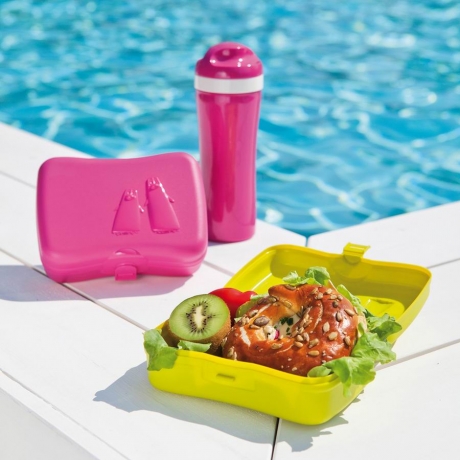 Ланч-бокс PING PONG KOZIOL, горчичный