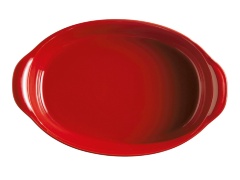 Форма для запекания овальная цвет гранат, 41 см. Emile Henry