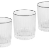 Набор стаканов для виски Пиза серебро, 0,25 л. 6 шт. Same Decorazione