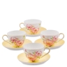 JK- 80 Чайный набор на 4 перс. "Пионы" (Torino Peony Pavone)