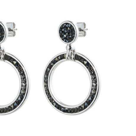 Серьги Jet Nut A2002SW-E108.4 BW/S Fiore Luna