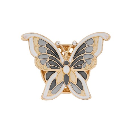 Брошь Бабочка XZ1363.2 BW/G Shadore