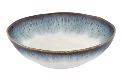 Тарелка суповая Nuances, синяя, 19 см. 0,7 л. Easy Life