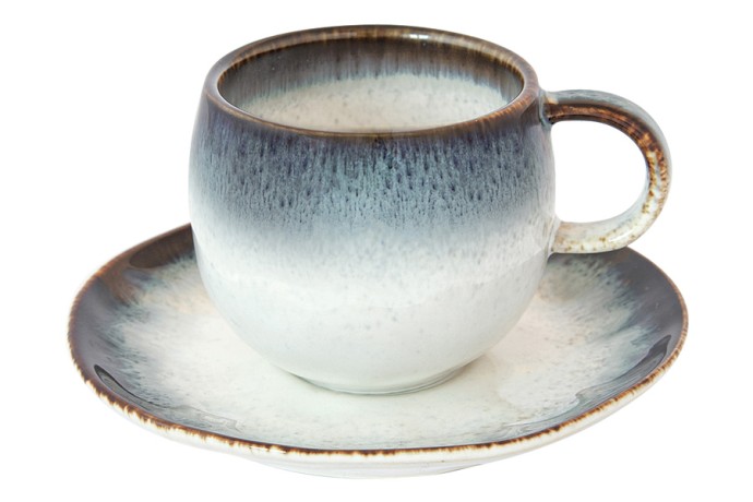 Чашка с блюдцем Nuances, синяя, 0,12 л. Easy Life