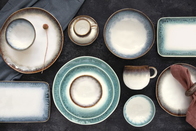 Чашка с блюдцем Nuances, синяя, 0,12 л. Easy Life