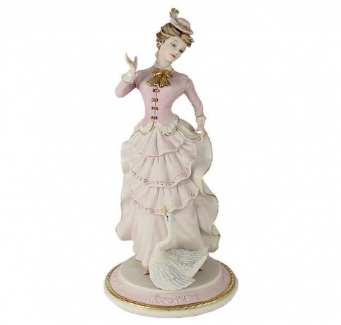 Статуэтка "Дама с лебедем" Sabadin Vittorio, 35 см.