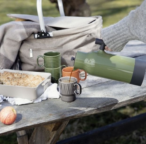 Кофейник, 1000 мл. зел. Accent SagaForm