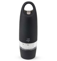 Мельница для соли электрическая, 18 см. цвет: черный, Zest Peugeot