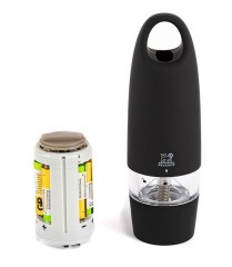 Мельница для соли электрическая, 18 см. цвет: черный, Zest Peugeot