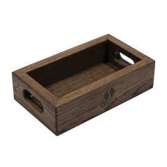 Подставка для масла и уксуса дубовая, 18х10х5 см. Uneca