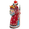 РД- 48 Фигурка Дед Мороз с мешком (Резной) 31см