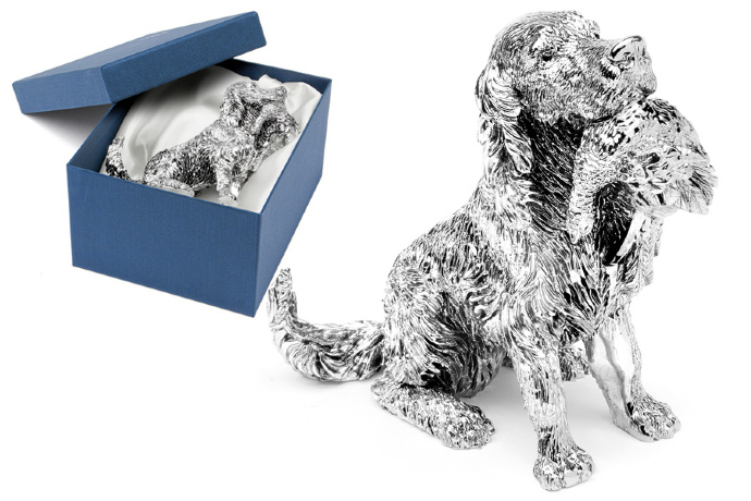 Статуэтка Спаниель, 10х4х9 см. Gamma