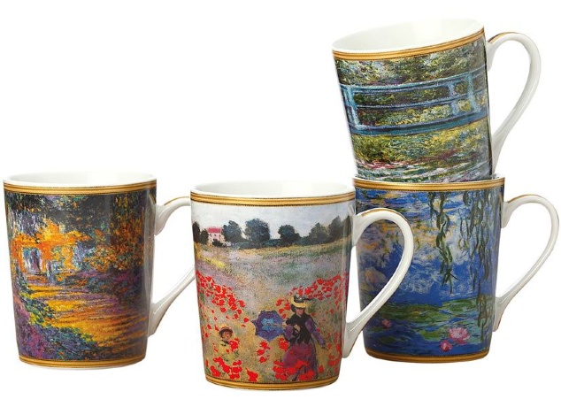 Набор из 4-х кружек Моне, 400 мл. Casa Domani