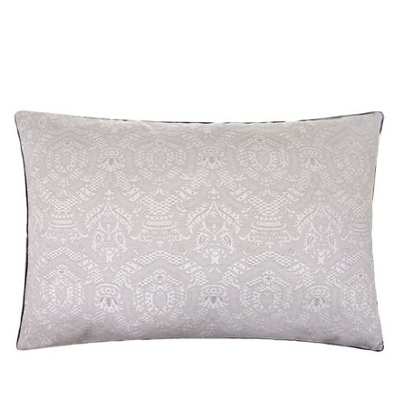 Наволочка "MEDALION", сатин-жаккард, 50х70см. серо-бежевый