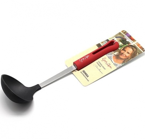 Ложка разливательная, Едим Дома, красный