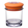 Банка для хранения вакуумная 0,5 л оранжевая