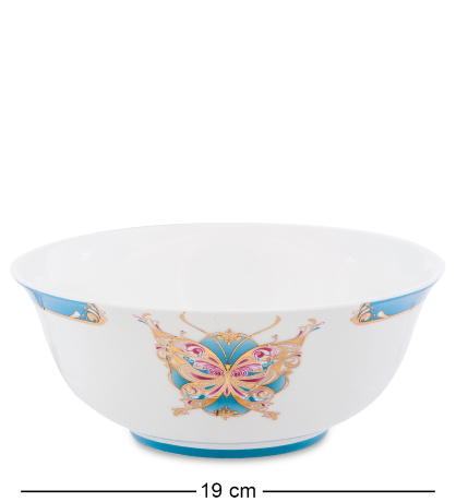 JK-102 Столовый сервиз 27 пр. на 6 перс. "Песня Мотылька" (Canzone Falena Pavone)