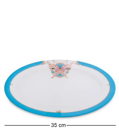 JK-102 Столовый сервиз 27 пр. на 6 перс. "Песня Мотылька" (Canzone Falena Pavone)