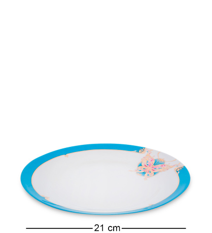 JK-102 Столовый сервиз 27 пр. на 6 перс. "Песня Мотылька" (Canzone Falena Pavone)