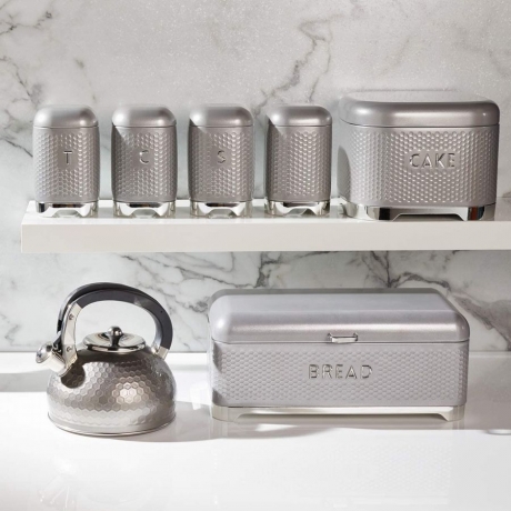 Емкость для хранения хлеба Lovello Retro Grey Kitchen Craft