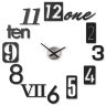 Часы настенные Numbra, черные, Umbra