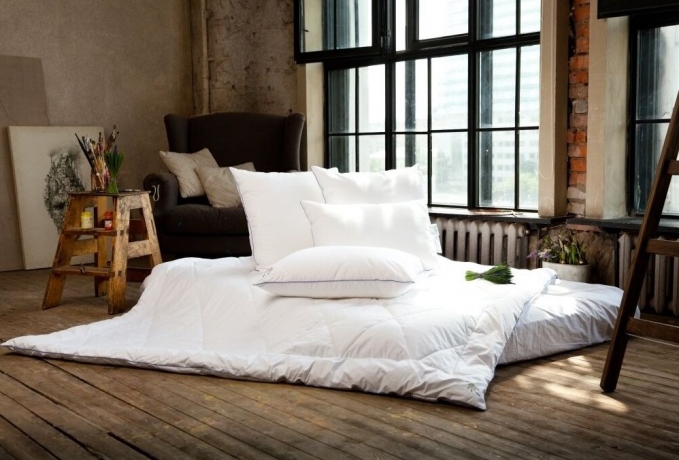 Одеяло всесезонное из Фитолинии "Лаванда Антистресс", 150х200 см. в комплекте ароматное саше из натуральной лаванды, Natures