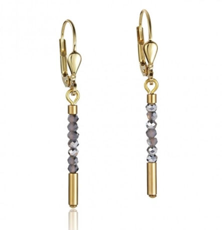 Серьги Golg-Silver 4998/20-1617 Coeur de Lion