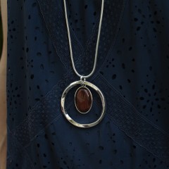 Колье COFFE AGATE