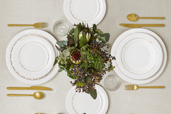 Чайный сервиз Мираж, 6 персон, 21 предмет, Emily