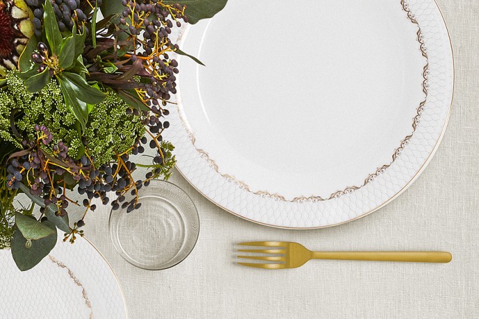 Чайный сервиз Мираж, 6 персон, 21 предмет, Emily