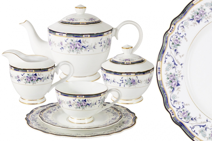 Чайный сервиз на 12 персон "Маркиза" Emily, 39 предметов