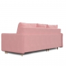 Диван-кровать Fresh, коллекция "Фреш" 214*96*159, Полиэстер, Хлопок, Нейлон, Пенополиуретан, Дерево, Розовый
