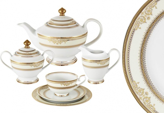 Чайный сервиз на 6 персон "Эльмира" Midori, 23 предмета