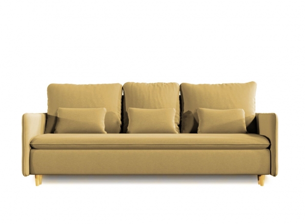 Диван-кровать Fresh, коллекция "Фреш" 214*96*114, Полиэстер, Хлопок, Нейлон, Пенополиуретан, Дерево, Коричневый