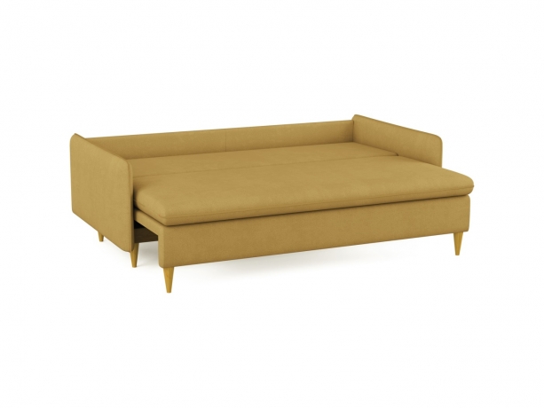 Диван-кровать Fresh, коллекция "Фреш" 214*96*114, Полиэстер, Хлопок, Нейлон, Пенополиуретан, Дерево, Коричневый