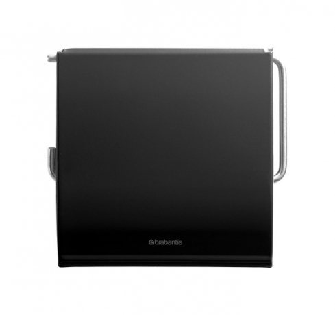 Держатель для туалетной бумаги ReNew, Черный матовый Brabantia