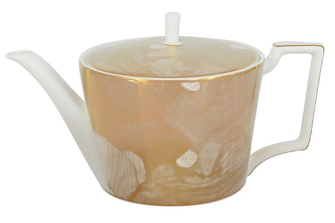 Чайный сервиз на 6 персон Лунная соната голд, 21 предметов Naomi