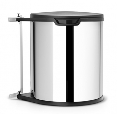 Встраиваемый мусорный бак (15 л), Стальной полированный Brabantia