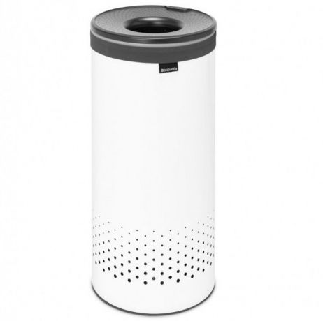 Бак для белья с пластиковой крышкой (35 л), Белый Brabantia