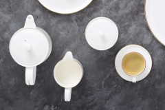 Чашка с блюдцем кофейная Кашемир Голд, 100 мл. Maxwell &amp; Williams