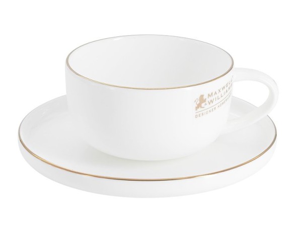 Чашка с блюдцем кофейная Кашемир Голд, 100 мл. Maxwell & Williams