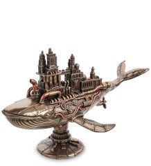 WS-1072 Статуэтка в стиле Стимпанк "Пятидесятидвухгерцевый кит"
