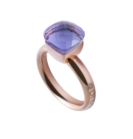 Кольцо Firenze medium orchid 16.5 мм. 611983 R/RG Qudo