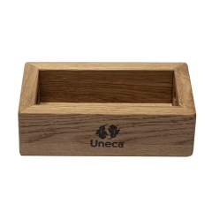 Подставка для солонки и перечницы дубовая, 16х9х5 см. Uneca